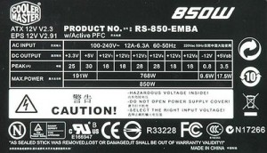 Cooler Master RS-850-EGBA Real Power M850 850W